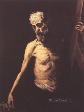 St Andrew Tenebrism Jusepe de Ribera Oil Paintings